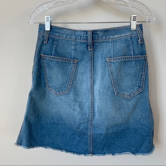 Current/Elliott The Naval Skirt Jean Skirt Size 26 - Picture 3 of 8